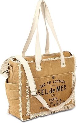 Upcycled Large Canvas Crossbody/shoulder Bag for women with removable shoulder strap tote boho handbag