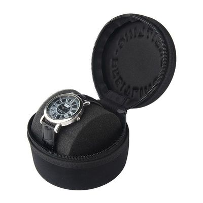 Mutispandex EVA Mens Watch Box z biżuterią Aksamitna podszewka w kolorze czarnym