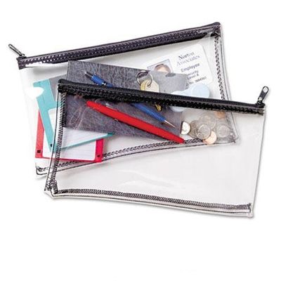 Przejrzyste torby bankowe PVC Zipper wodoodporne torby depozytowe Dostępne w dostosowanym rozmiarze do czeków bankowych