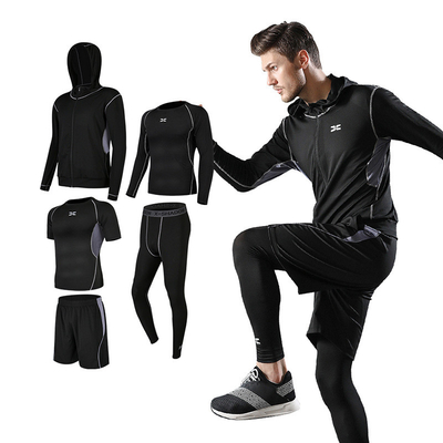 Casual Fitness Sports Suit Szybkie suche rajstopy z krótkim rękawem do treningu