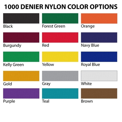 METAL ZIPPER NYLON WIELKIE POWAGANIE FANNY PAKET KONTY KONTY KONTY KONTY KONTY KONTY - 8W X 4H X 3D - Wykonane na zamówienie