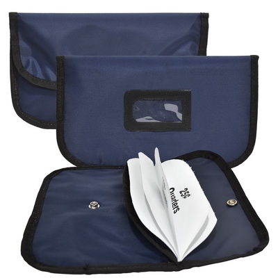 Split Coin BAG NAVY BLUE NYLON CLUTCH WATERPROOF BORSA - gotowa do wysyłki - na zamówienie