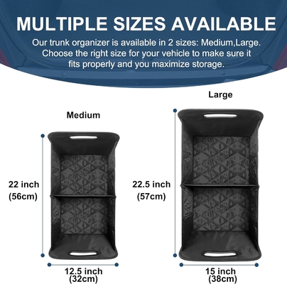 Organizator bagażnika samochodowego dla SUV, Organizatorów samochodowych i magazyn z 6 kieszeniami, Akcesoria samochodowe dla kobiet/mężczyzn 50LWaterproof