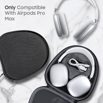 Airpods Max Case, Twarda Fundacja słuchawkowa Torba do przechowywania, Przenośna Fundacja podróżna antyśramkowa i antypusty