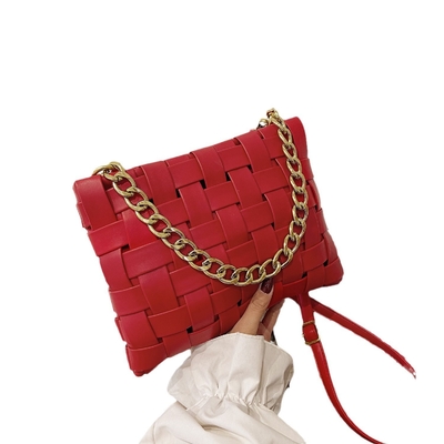 PU WOMEN'S BAG TEXTURE WOLEN HANDBAG 2024 PRZESPRZENIE NA NOWĄ KOREJSKĄ wersję mody