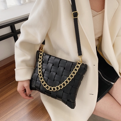 PU WOMEN'S BAG TEXTURE WOLEN HANDBAG 2024 PRZESPRZENIE NA NOWĄ KOREJSKĄ wersję mody