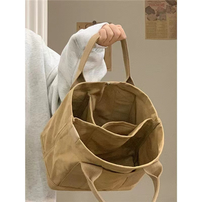 2024 NOWE WYSOKIE ZAŁOŚCIE NICHE DESIGN CANVAS TOTE BAG damska torba moda ALL VINTAGE jedno ramię torba skrzyżowana