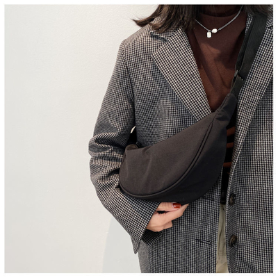 NIYLON KROSBODY TASK KROSBODY TASK kobiecy 2024 NOWA DUMPLING LIGHTWEIGHT pod ramionami TASK