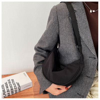 NIYLON KROSBODY TASK KROSBODY TASK kobiecy 2024 NOWA DUMPLING LIGHTWEIGHT pod ramionami TASK