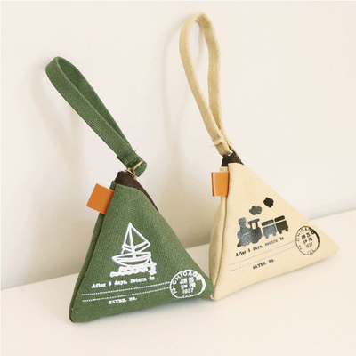 Osobowość Kreatywna RETRO ZONGZI MONEY BURSA FEMEN MINI CANVAS ART CUTE MONEY BAG KŁOWIEC BAG