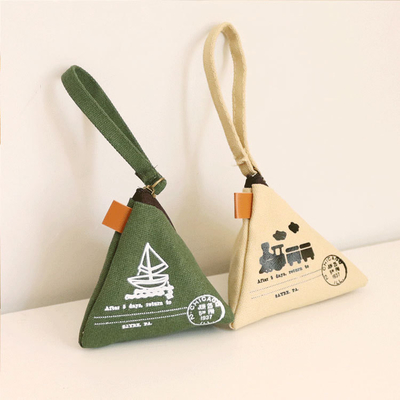Osobowość Kreatywna RETRO ZONGZI MONEY BURSA FEMEN MINI CANVAS ART CUTE MONEY BAG KŁOWIEC BAG