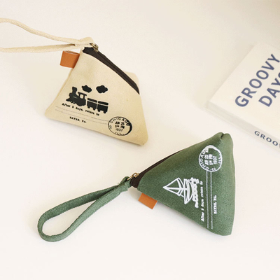 Osobowość Kreatywna RETRO ZONGZI MONEY BURSA FEMEN MINI CANVAS ART CUTE MONEY BAG KŁOWIEC BAG