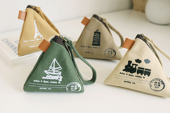 Osobowość Kreatywna RETRO ZONGZI MONEY BURSA FEMEN MINI CANVAS ART CUTE MONEY BAG KŁOWIEC BAG