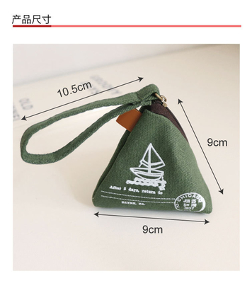 Osobowość Kreatywna RETRO ZONGZI MONEY BURSA FEMEN MINI CANVAS ART CUTE MONEY BAG KŁOWIEC BAG