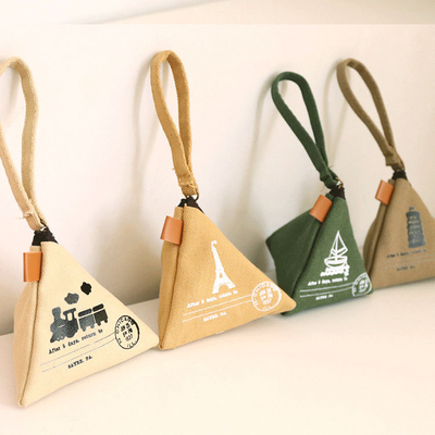 Osobowość Kreatywna RETRO ZONGZI MONEY BURSA FEMEN MINI CANVAS ART CUTE MONEY BAG KŁOWIEC BAG