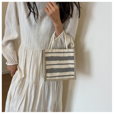 TOTE BAG CANVAS BAG CANVAS GIRL NOWA drukowana TOTE INS PORTABLE BENTO LUNCH BOX WORK