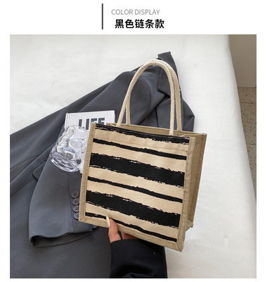 TOTE BAG CANVAS BAG CANVAS GIRL NOWA drukowana TOTE INS PORTABLE BENTO LUNCH BOX WORK