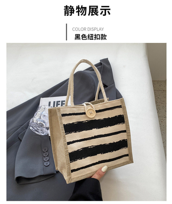 TOTE BAG CANVAS BAG CANVAS GIRL NOWA drukowana TOTE INS PORTABLE BENTO LUNCH BOX WORK
