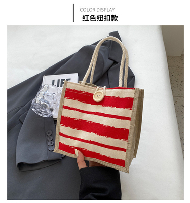 TOTE BAG CANVAS BAG CANVAS GIRL NOWA drukowana TOTE INS PORTABLE BENTO LUNCH BOX WORK