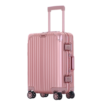 Całkowicie metalowy walizka cała aluminium walizka 20-calowa aluminium-magnezu stopu skrzynia wózka wielokołowa aluminium ramy walizki