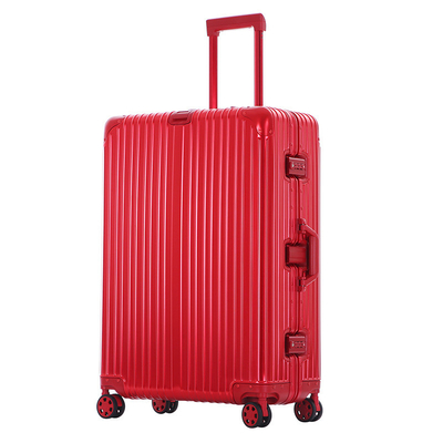 Całkowicie metalowy walizka cała aluminium walizka 20-calowa aluminium-magnezu stopu skrzynia wózka wielokołowa aluminium ramy walizki