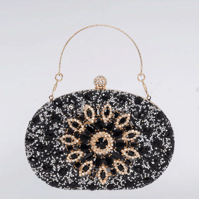 ZAMONIA DIAMOND-INCRESTED SUNFLOWER DINNER BAG mody kobiecej bankiecie Clutch all-match suknia wieczorny torba
