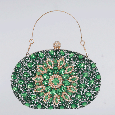 ZAMONIA DIAMOND-INCRESTED SUNFLOWER DINNER BAG mody kobiecej bankiecie Clutch all-match suknia wieczorny torba