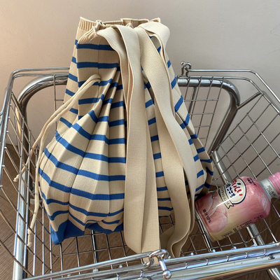 Nowy plecy literacki torba na ramię plecy damskie torba zimowa torebka dziana moda transgraniczna torba damska