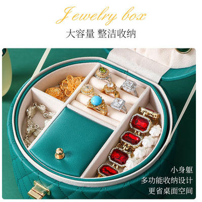 CHINESE STYLE DEKORACJA RYCZNĄ Pudełka wysokiej jakości Pudełka biżuteria duża pojemność wodoodporna przenośna Pudełka biżuteria domowa wielofunkcyjna