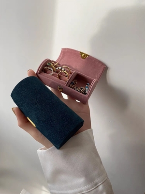 NOWA EXCELITYWNA Wysokiej Klasy WELFET JEWELERY KASET Pierścień bransoletka Naszyjnik KASETKA STÓWNIK