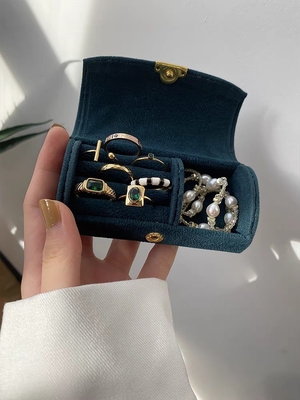 NOWA EXCELITYWNA Wysokiej Klasy WELFET JEWELERY KASET Pierścień bransoletka Naszyjnik KASETKA STÓWNIK