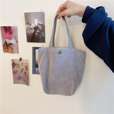 Artsy Corduroy TASK Casual PORTABLE MINI LADY'S Clutch TASK VINTAGE TASK BENTO TASK