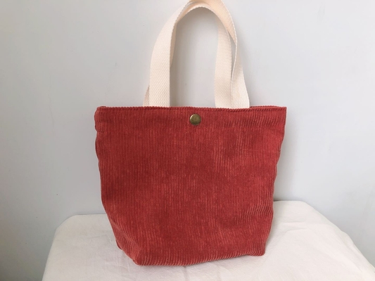 Artsy Corduroy TASK Casual PORTABLE MINI LADY'S Clutch TASK VINTAGE TASK BENTO TASK
