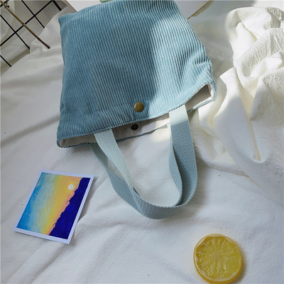 Artsy Corduroy TASK Casual PORTABLE MINI LADY'S Clutch TASK VINTAGE TASK BENTO TASK