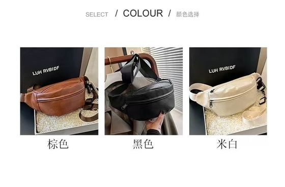 Ultra lekkie unieks torba piersiowa prosty kolorystyczny Fanny brand torba crossbody męska torba na ramię