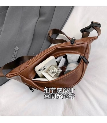 Ultra lekkie unieks torba piersiowa prosty kolorystyczny Fanny brand torba crossbody męska torba na ramię