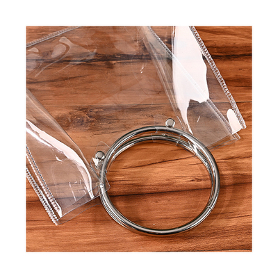 NS TRAPARANCYNY PVC TOTE BAG ROUND HAND WEDDING COMPANION PODAREK CANDY BAG KWIAT PODAREK BAG