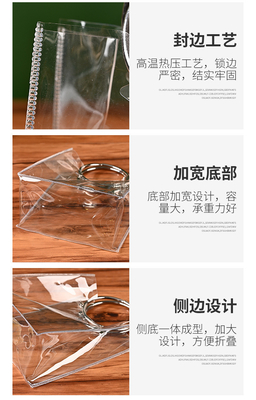 NS TRAPARANCYNY PVC TOTE BAG ROUND HAND WEDDING COMPANION PODAREK CANDY BAG KWIAT PODAREK BAG