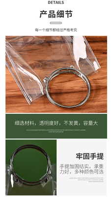 NS TRAPARANCYNY PVC TOTE BAG ROUND HAND WEDDING COMPANION PODAREK CANDY BAG KWIAT PODAREK BAG