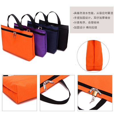 PORTABLE DOCUMENT BAG OXFORD TYLET KLEDÓWNY BAG NOTE BAG WATERPROOF BANK NOTE BAG NOTE BAG STORAŻ