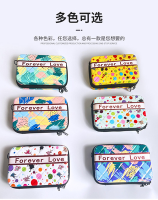 ASB+PC MATERIAL PORTABLE HARD SHELL MAKEUP BAG Jeden ramię PORTABLE STORAGE BAG Z RĄCZNĄ KASETĄ DAROWINĄ Festiwal ROCZNIE ZMIANIE