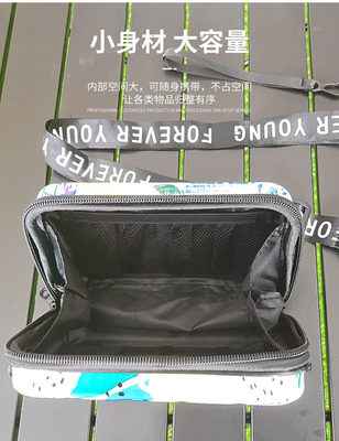 ASB+PC MATERIAL PORTABLE HARD SHELL MAKEUP BAG Jeden ramię PORTABLE STORAGE BAG Z RĄCZNĄ KASETĄ DAROWINĄ Festiwal ROCZNIE ZMIANIE