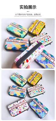 ASB+PC MATERIAL PORTABLE HARD SHELL MAKEUP BAG Jeden ramię PORTABLE STORAGE BAG Z RĄCZNĄ KASETĄ DAROWINĄ Festiwal ROCZNIE ZMIANIE