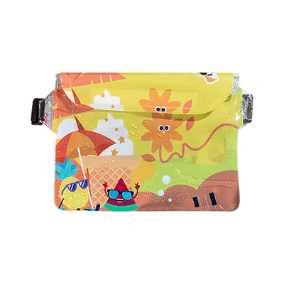 3 warstwy uszczelnione duże telefony komórkowe wodoodporny torba pochyła paska pływająca wodoodporna fanny pack pvc rafting na wolnym morzu