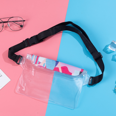 3 warstwy uszczelnione duże telefony komórkowe wodoodporny torba pochyła paska pływająca wodoodporna fanny pack pvc rafting na wolnym morzu