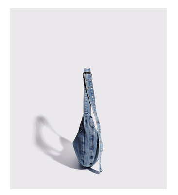 /2024 /Cross-Border /NEW underarms bag /NICHE DESIGN /RETRO WASH denim bag /Senior dumpling bag