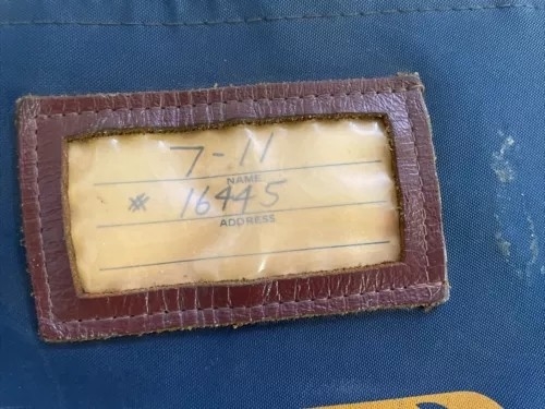 VINTAGE BANK OF AMERICA MONEY BAG LOCK BAG ID BAG BILL BILL BAG MOIN BAG BANK LOCK BAG