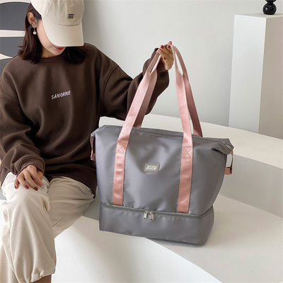 Płótnie TOTE BAG STREET MODYNA Duża pojemność plecak bagaż męski i kobiecy klasa crossbody bagaż szatny bagaż bagaż