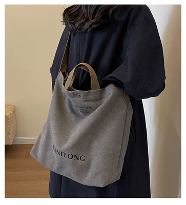 Płótnie TOTE BAG STREET MODYNA Duża pojemność plecak bagaż męski i kobiecy klasa crossbody bagaż szatny bagaż bagaż