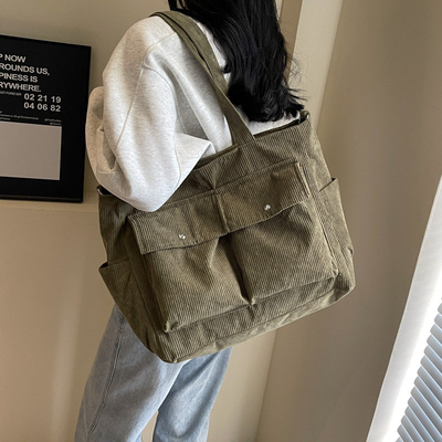 Płótnie TOTE BAG STREET MODYNA Duża pojemność plecak bagaż męski i kobiecy klasa crossbody bagaż szatny bagaż bagaż